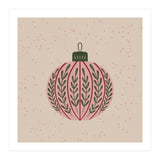 Christmas globe with branches (Print Only) thumbnail
