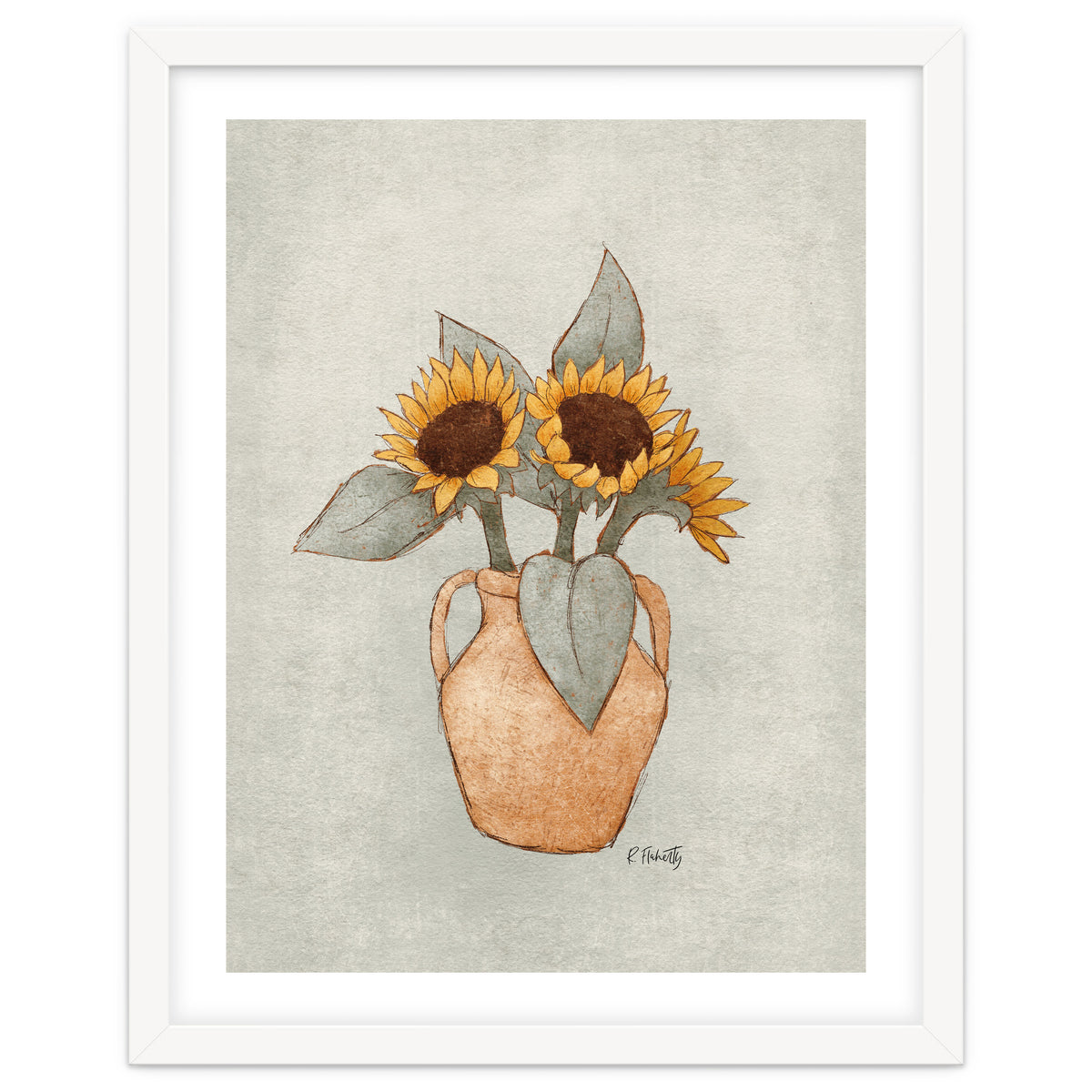 Sunflower Vase