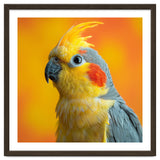 Close Up Cockatiel Parrot With Yellow Crest thumbnail