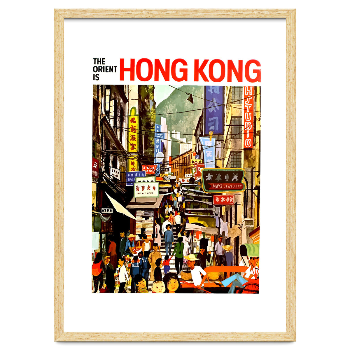 Hong Kong, in People Crowd