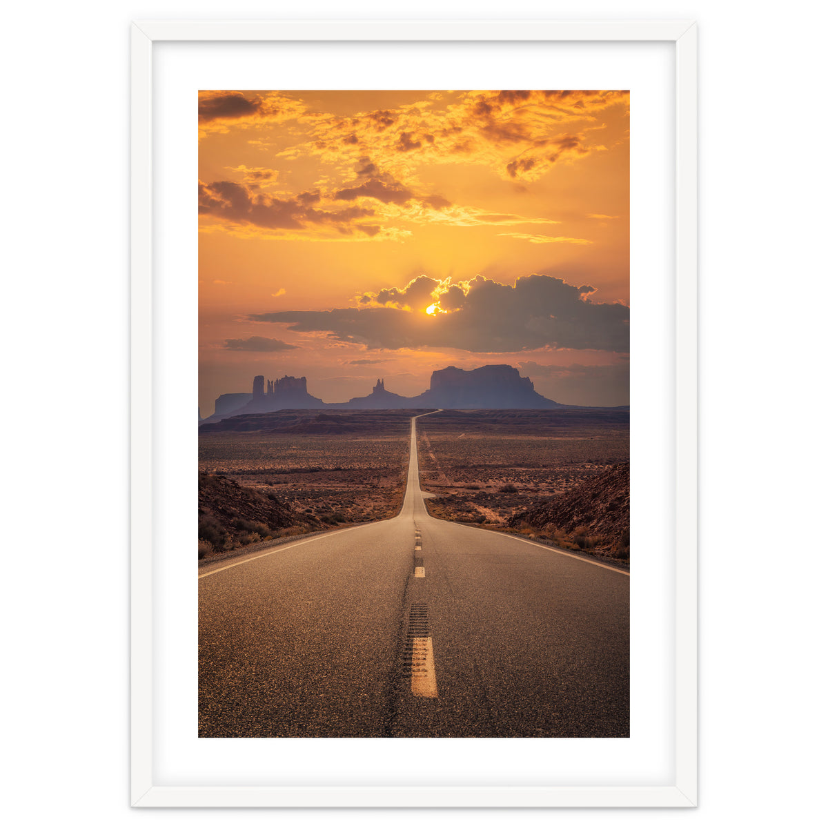 Famous Forrest Gump Road - Monument Valley