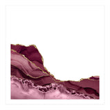 Burgundy & Gold Agate Texture 23  (Print Only) thumbnail