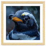 Macro view of a Penguin with Water Droplets thumbnail