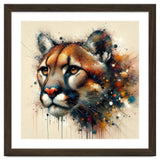 Watercolor Cougar Portrait thumbnail
