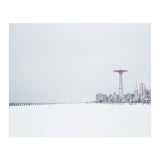 Amusement park in the winter seascape (Print Only) thumbnail