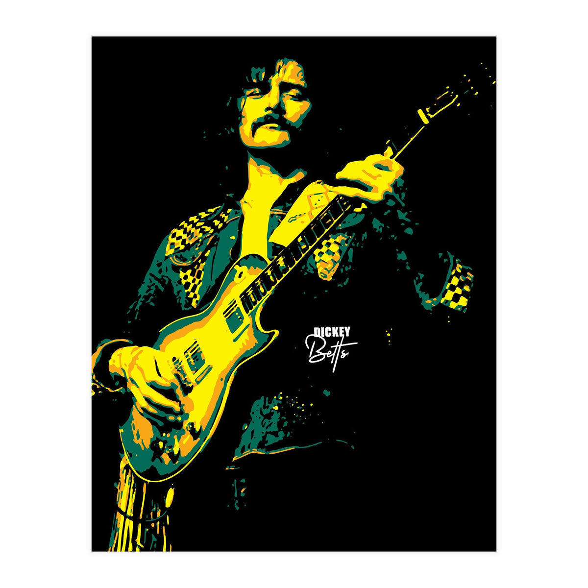 Dickey Betts American Rock Guitarist Legend 2 (Print Only)