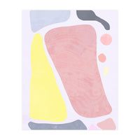 Organic Rustic Abstract Shapes Pastel II (Print Only)