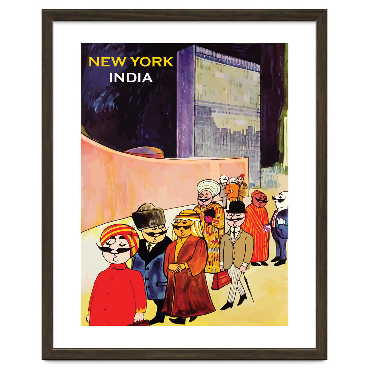 New York - India