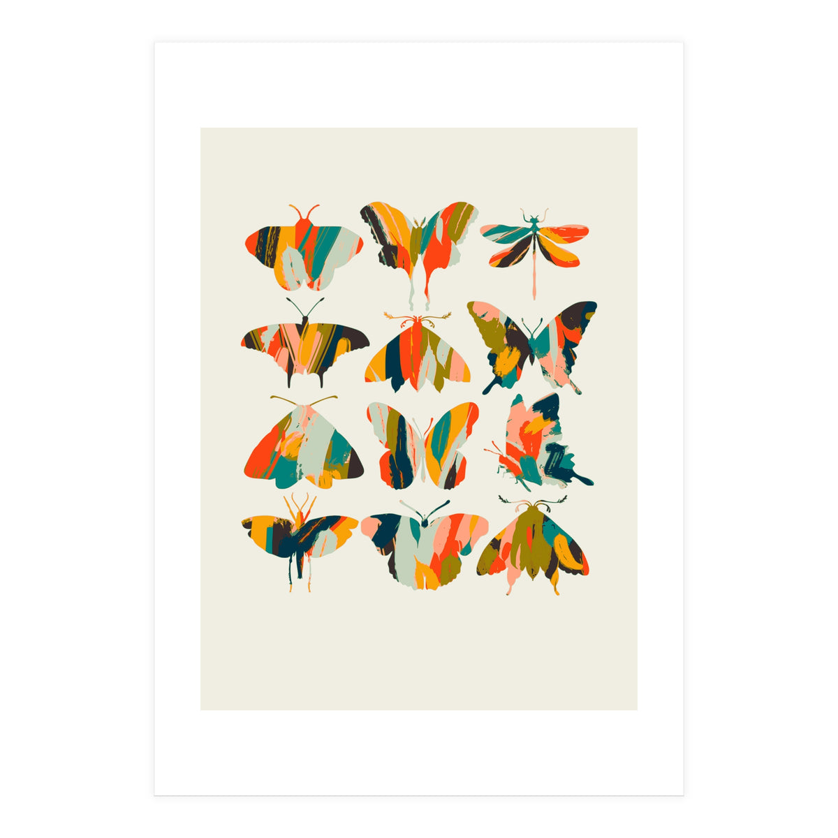 Colorful Butterflies (Print Only)