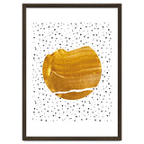 Stay Gold | Abstract Geometric Painting | Polka Dots Quirky Eclectic | Modern Boho Luxe thumbnail