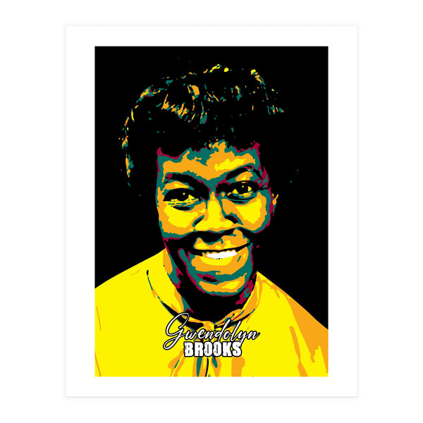Gwendolyn Brooks American Poet Legend v2 (Print Only)