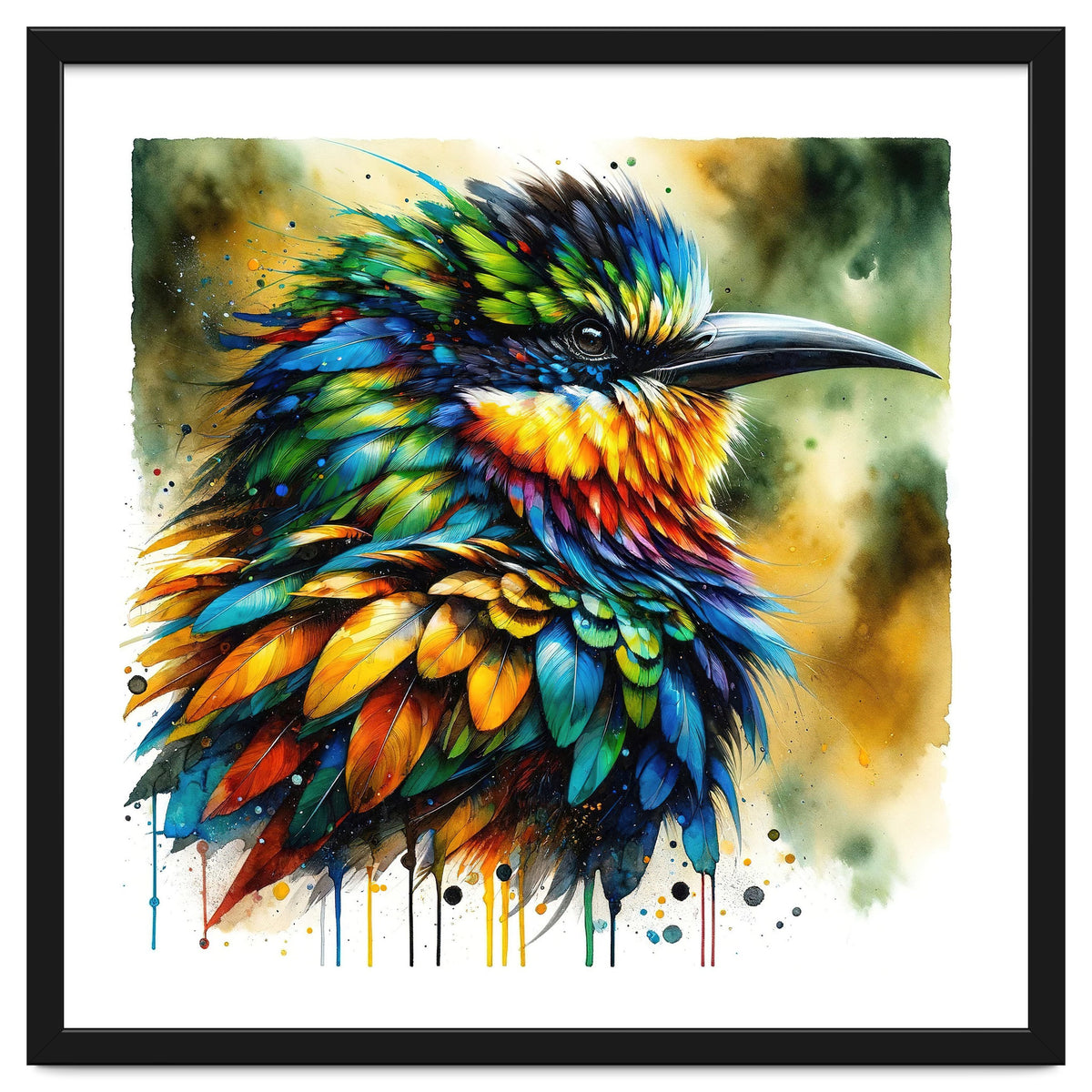 Vibrant Tropical Bird Portrait
