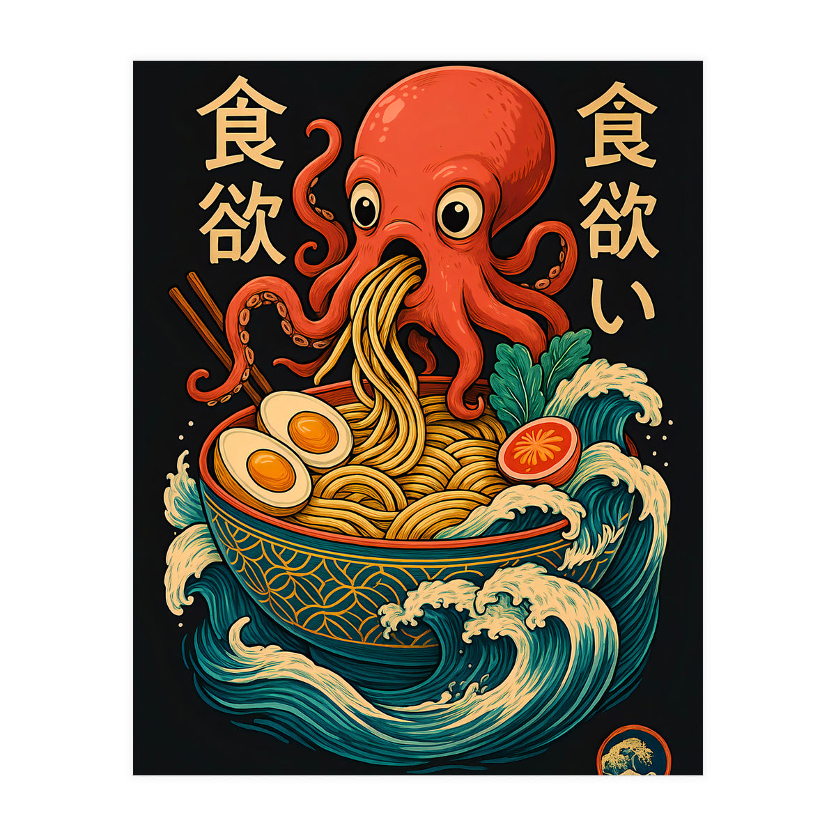 Ramen Octopus (Print Only)