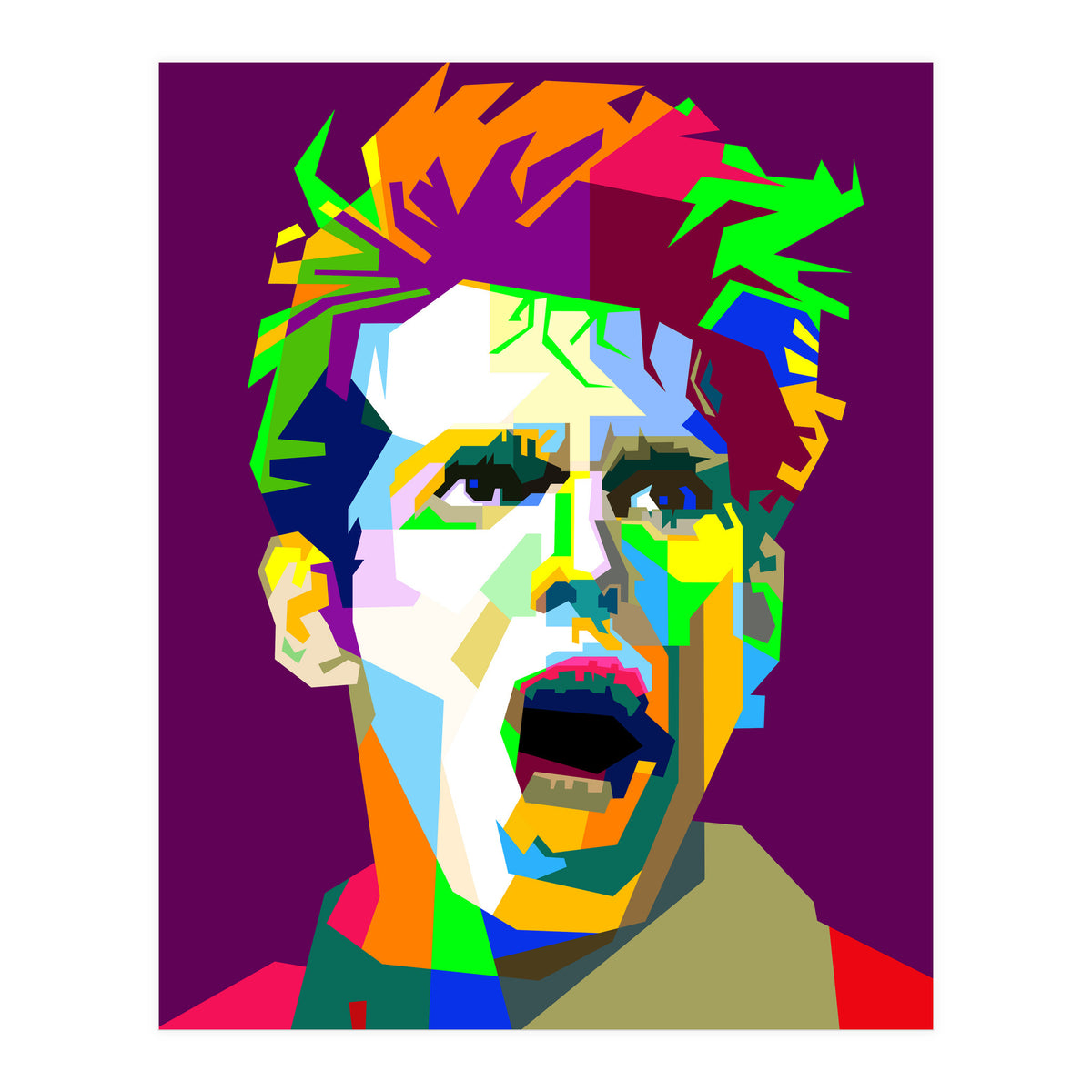 Ricardo Kaka Brazilian Football Pop Art WPAP (Print Only)