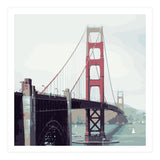 Golden Gate Watercolor Art (Print Only) thumbnail