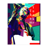 Thom Yorke Singer Musician Pop Art WPAP (Print Only) thumbnail