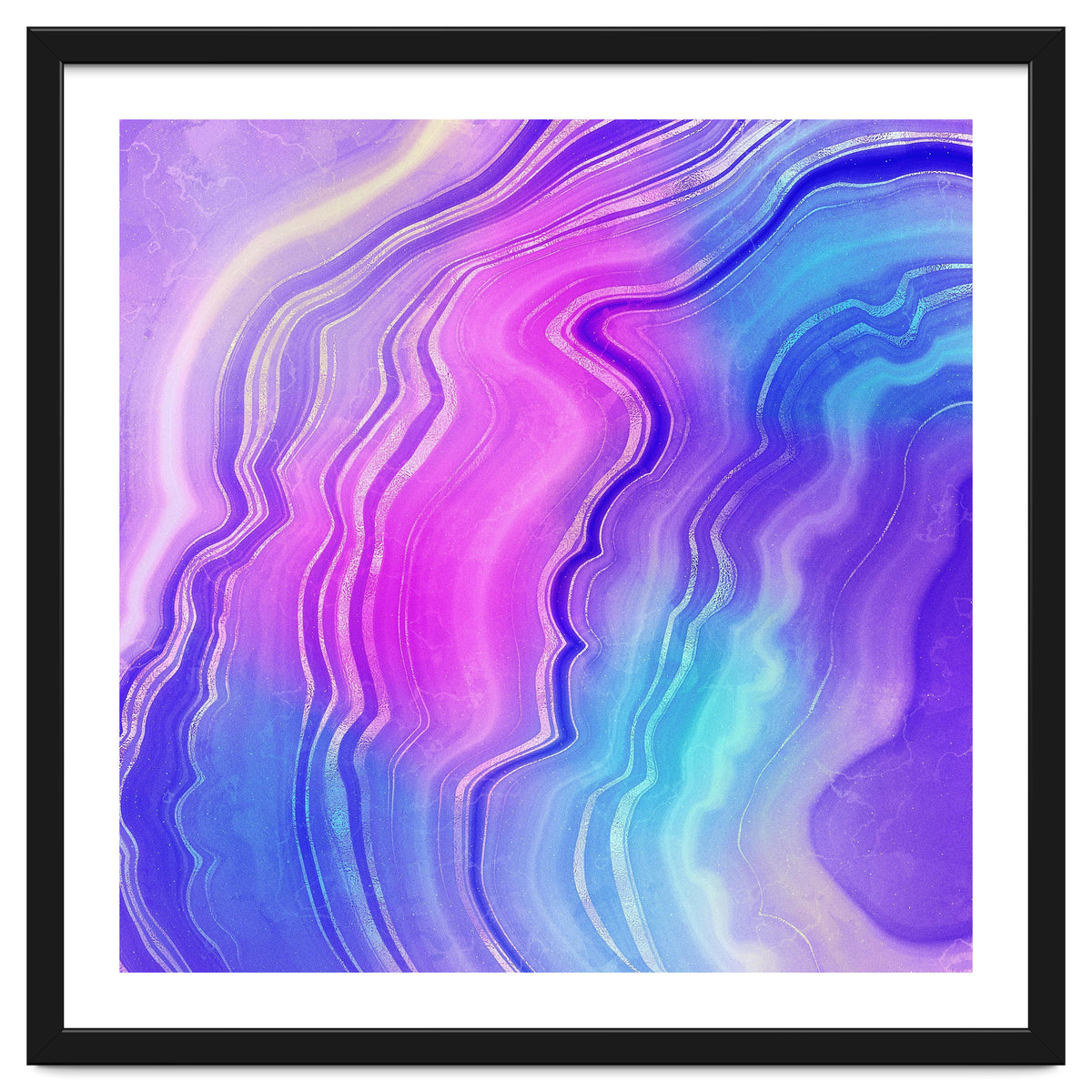 Neon Agate Texture 09
