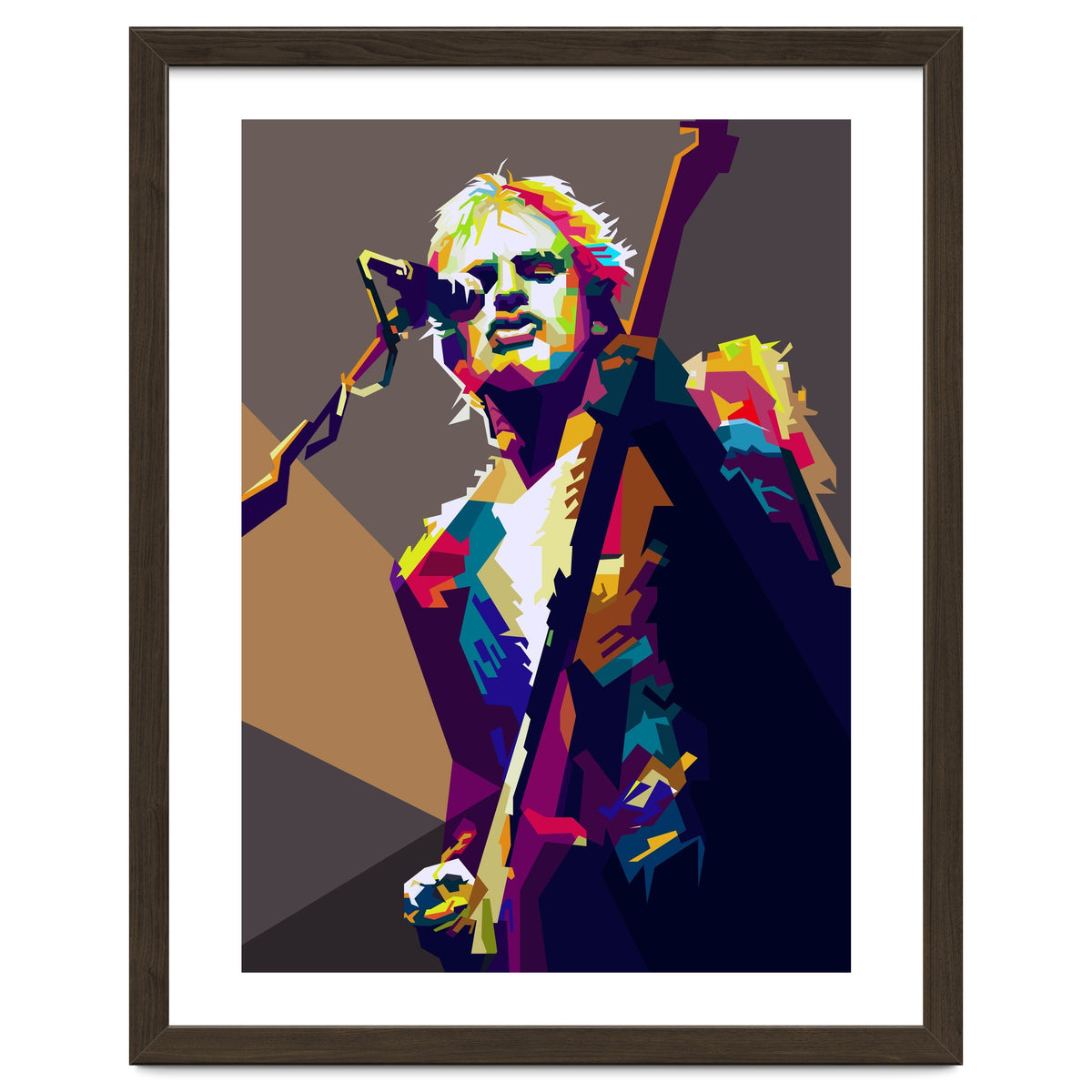Sting The Police Pop Art WPAP