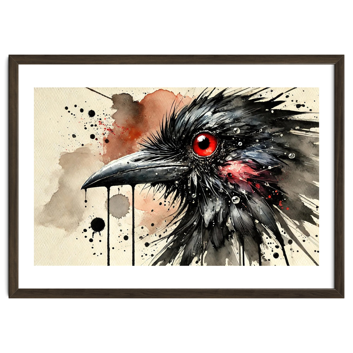 Dramatic Raven Portrait