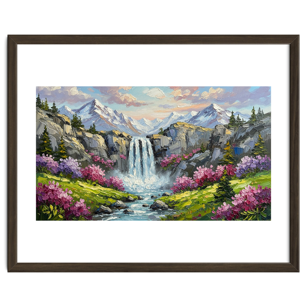 Alpine Waterfall Serenade