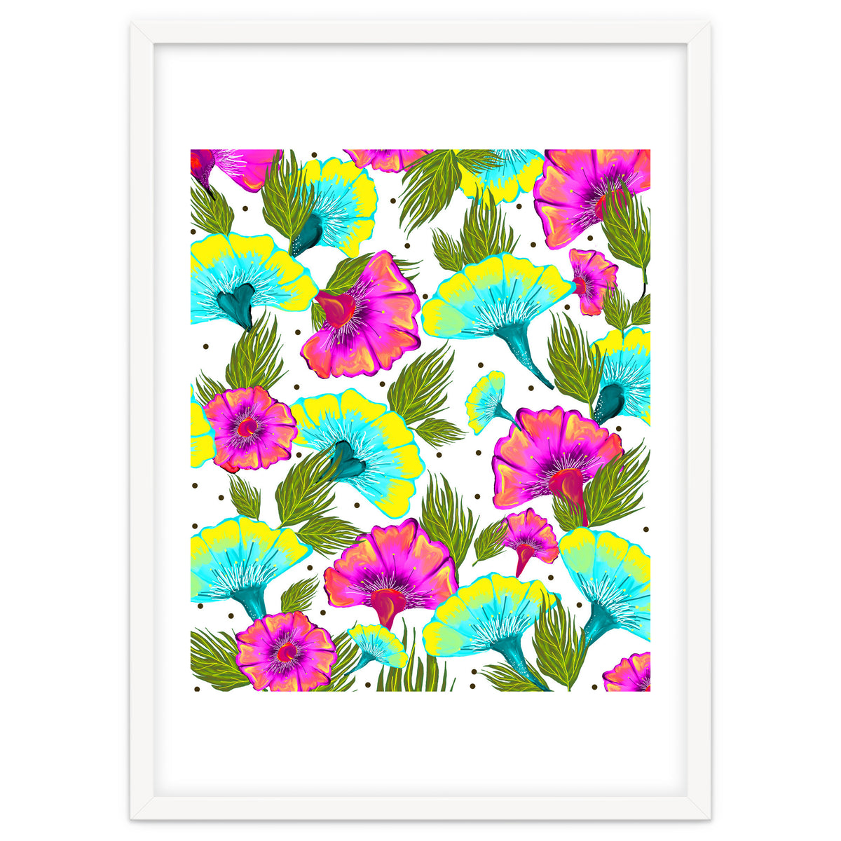Ecstatic Floral #society6 #decor #buyart