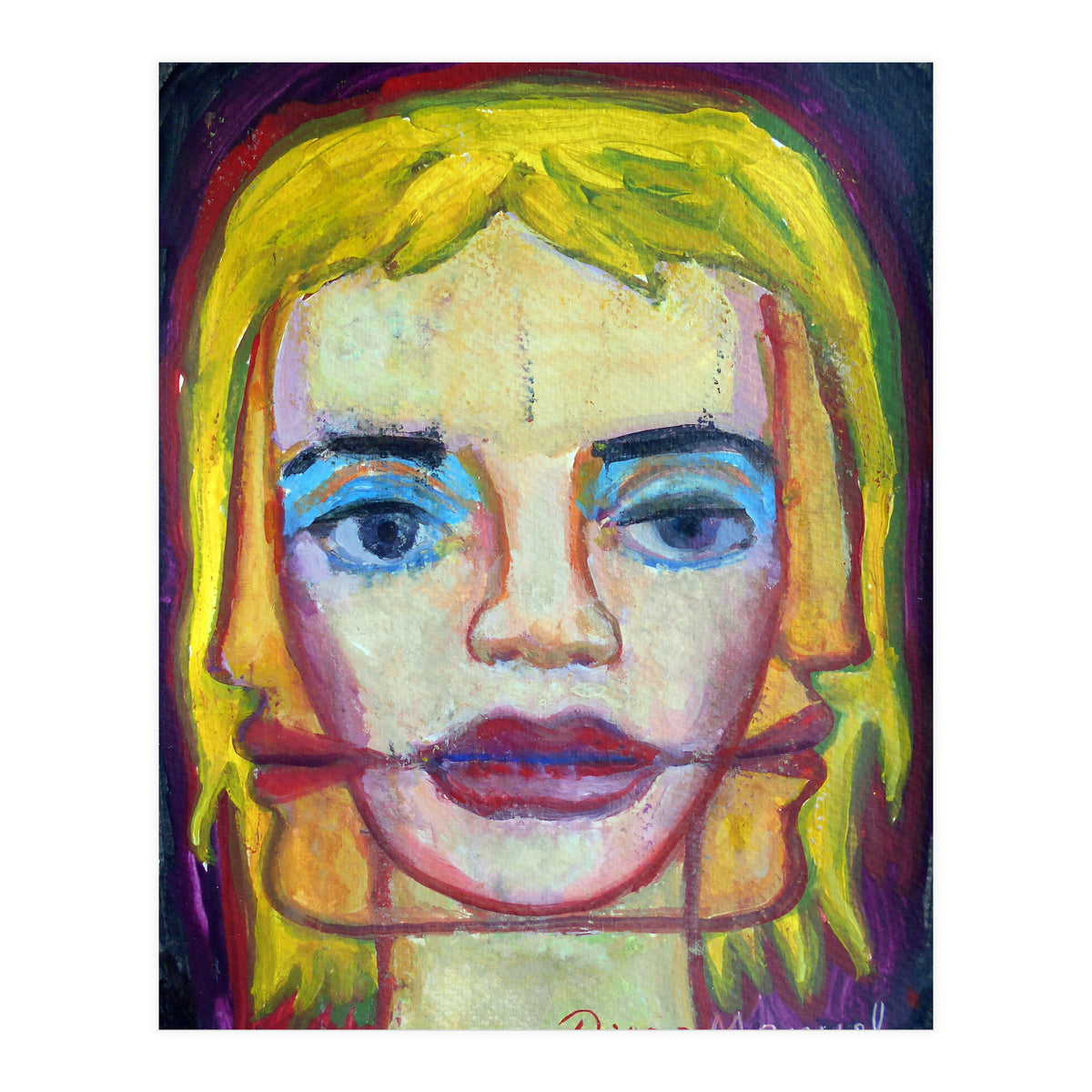 Cabeza De Mujer 17 (Print Only)