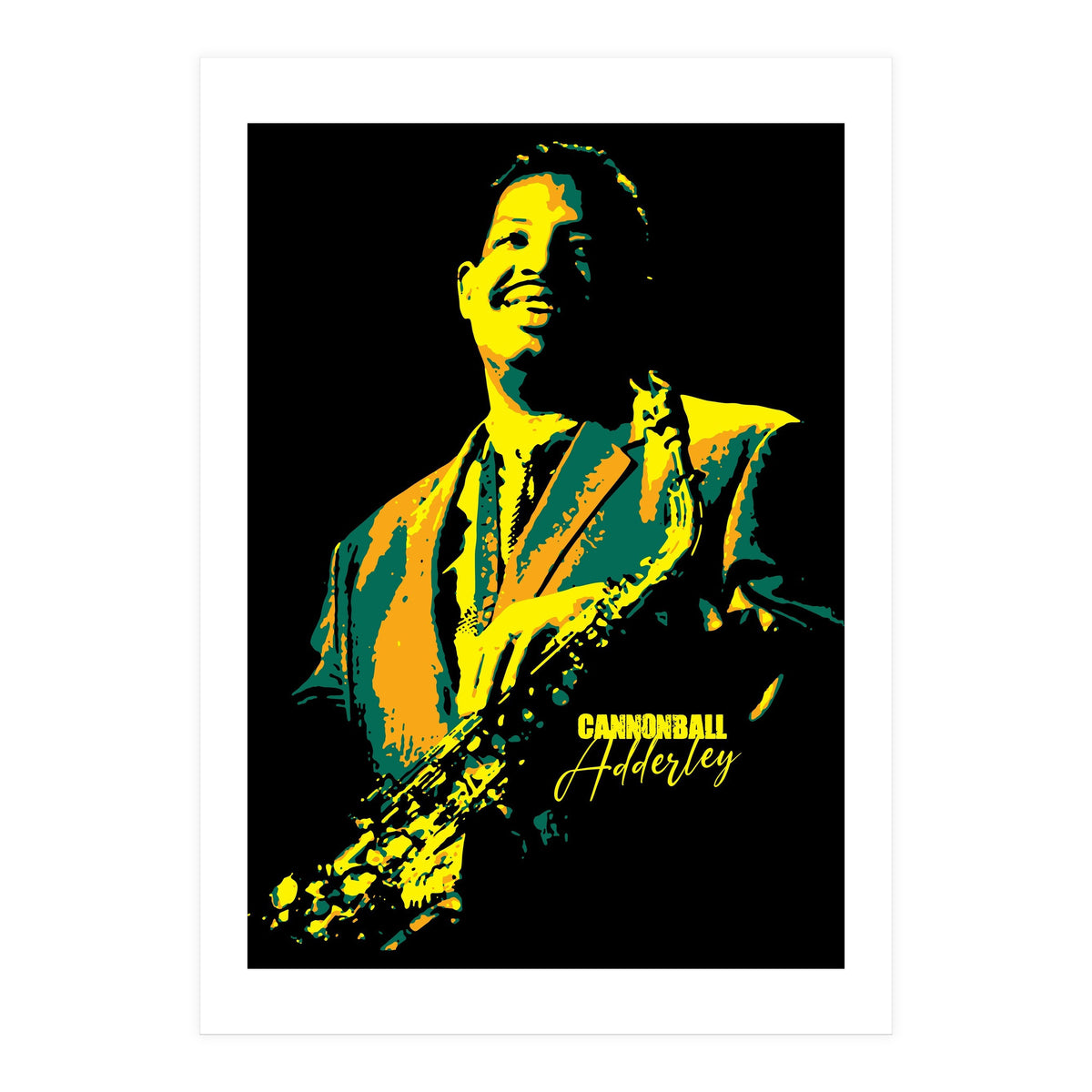 Cannonball Adderley American Jazz Saxophonist (Print Only)