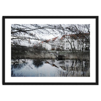 Residential house along the lake