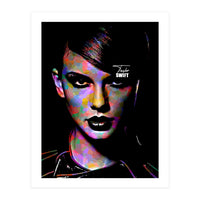 Taylor Swift Colorful Art 4 (Print Only)