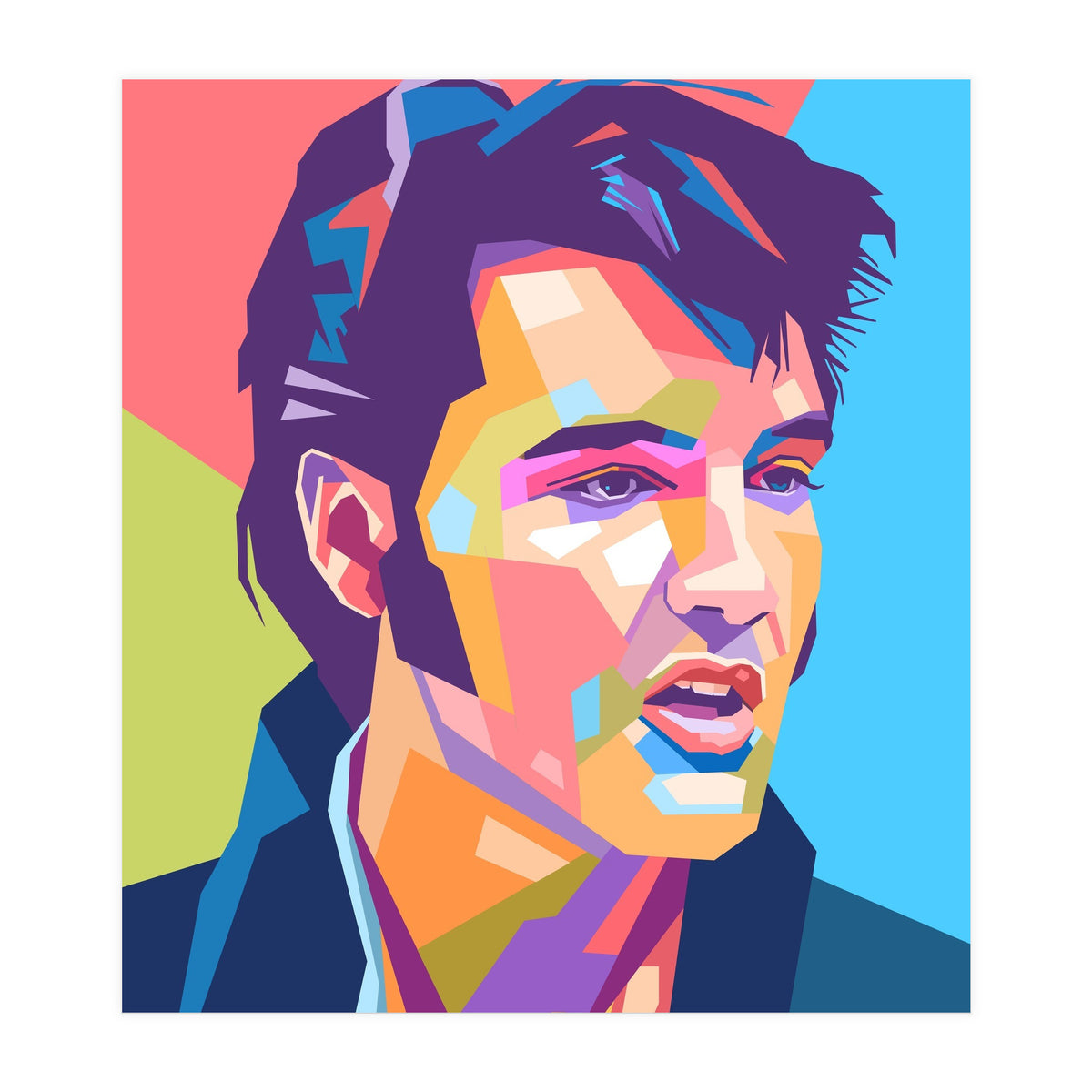 Elvis Presley pop art (Print Only)