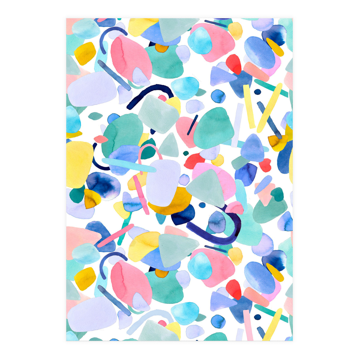 Abstract Geometric Modern Shapes (Print Only)