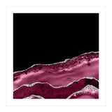Burgundy & Silver Agate Texture 03 (Print Only) thumbnail