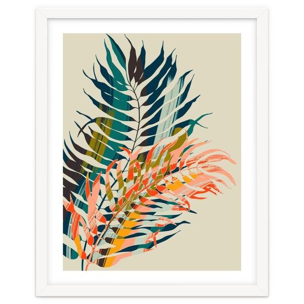 Colorful Palm Leaves