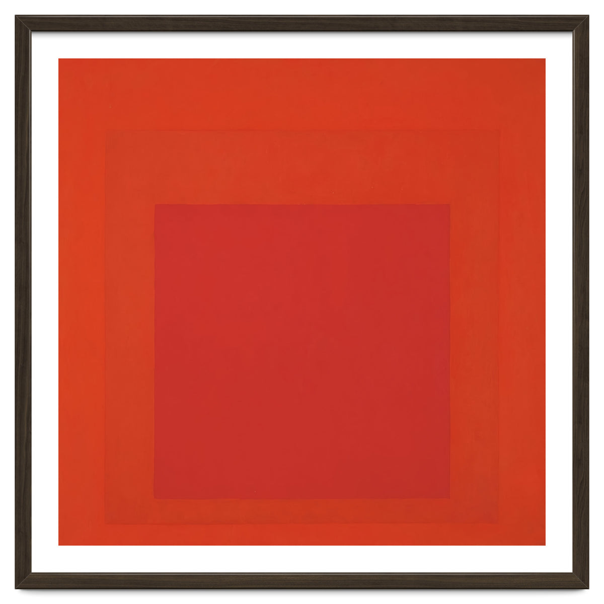 JOSEF ALBERS - HOMAGE TO THE SQUARE RED