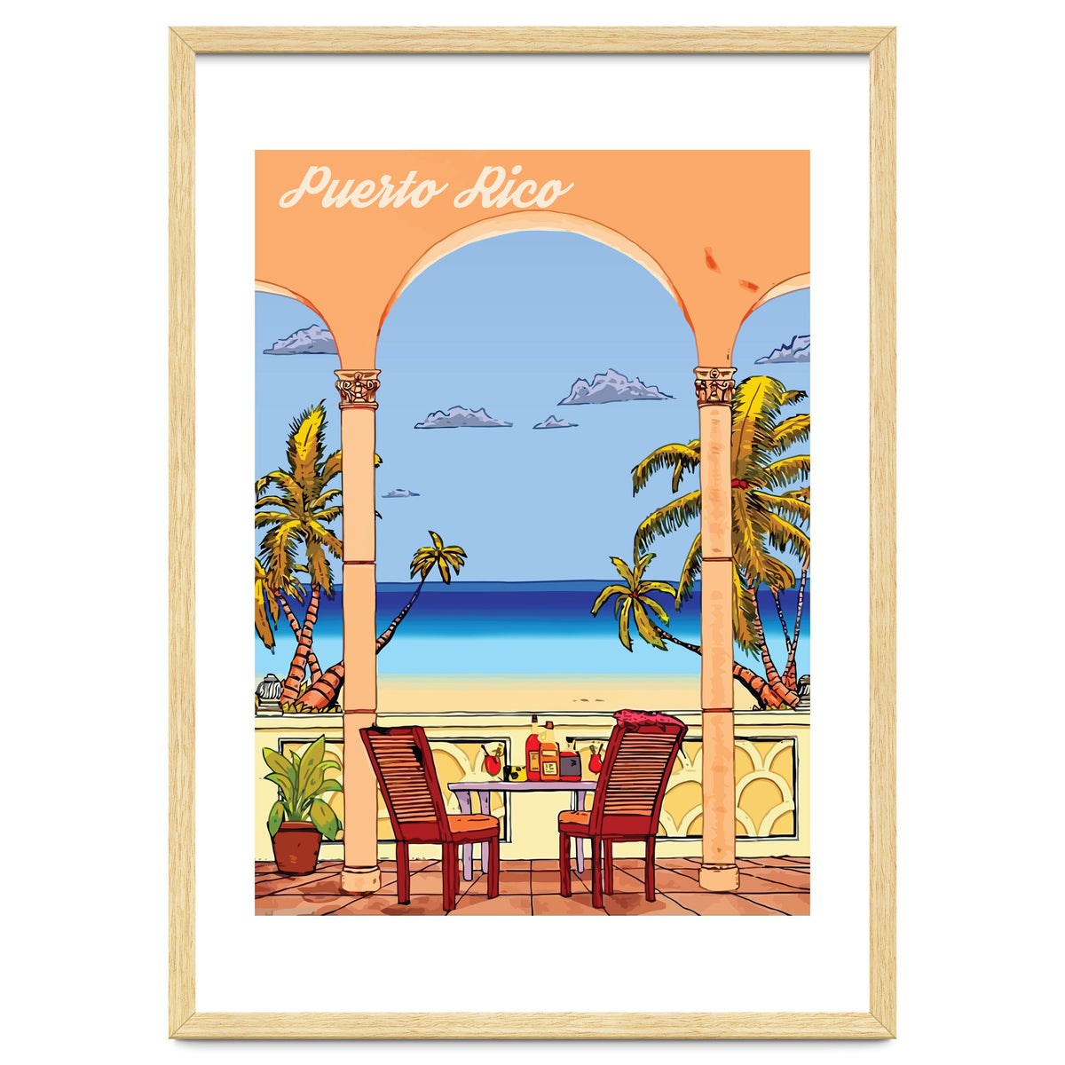 View on Puerto Rico Coast