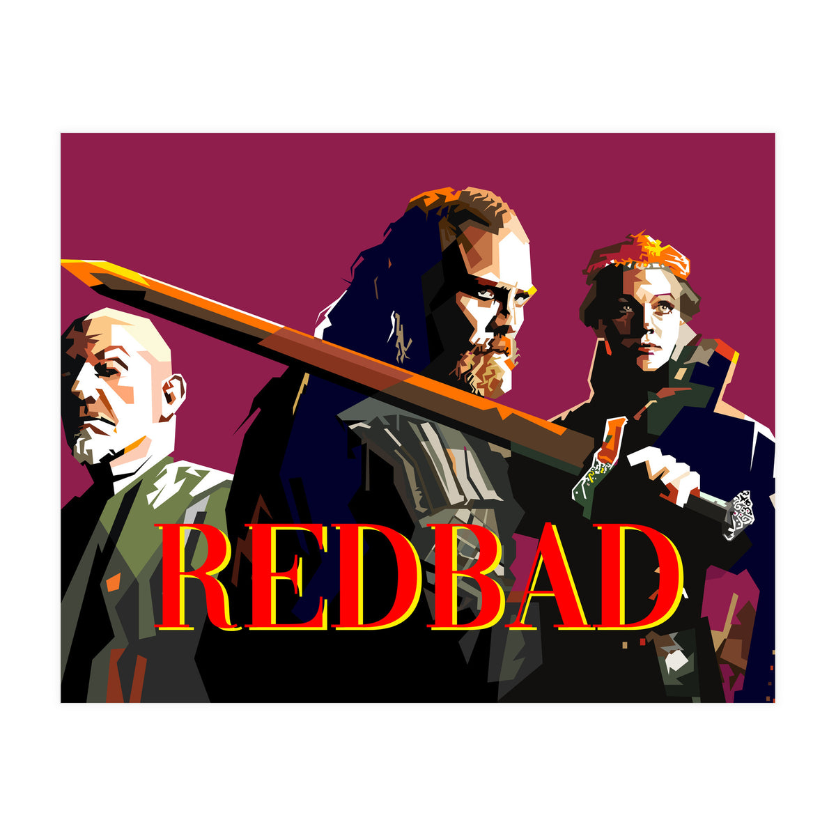 Redbad Sword Knight Movies Trending Now Landscape (Print Only)