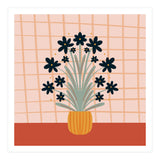 Floral Vase Orange (Print Only) thumbnail