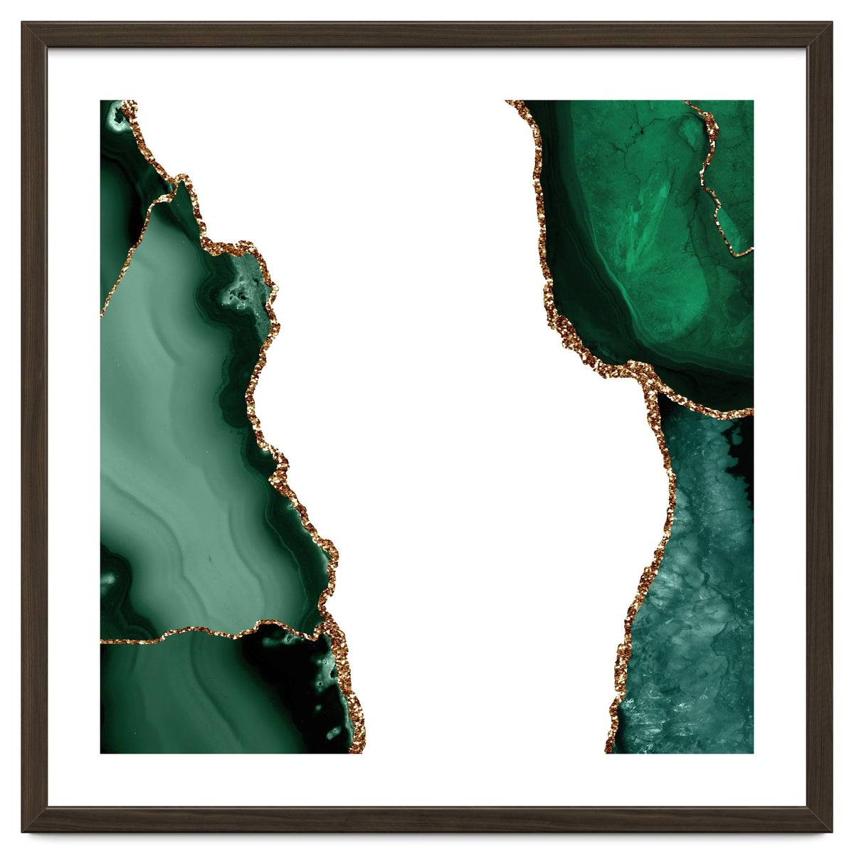 Emerald & Gold Agate Texture 15