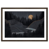 Abstract Landscape Midnight Moon thumbnail