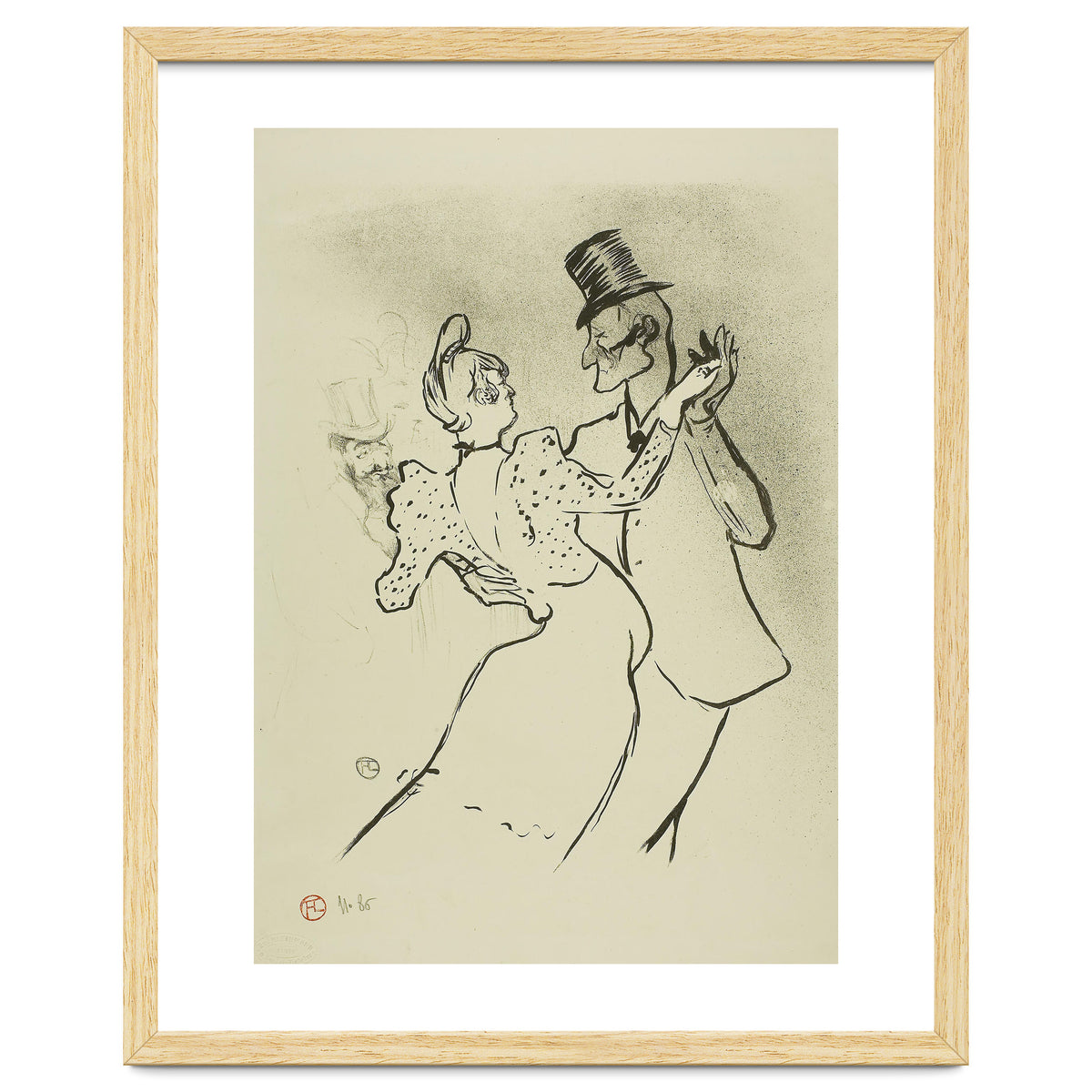 La Goulue. Henri de Toulouse-Lautrec; French, 1864-1901. Date: 1894. Dimensions: 308 × 254 mm (im...