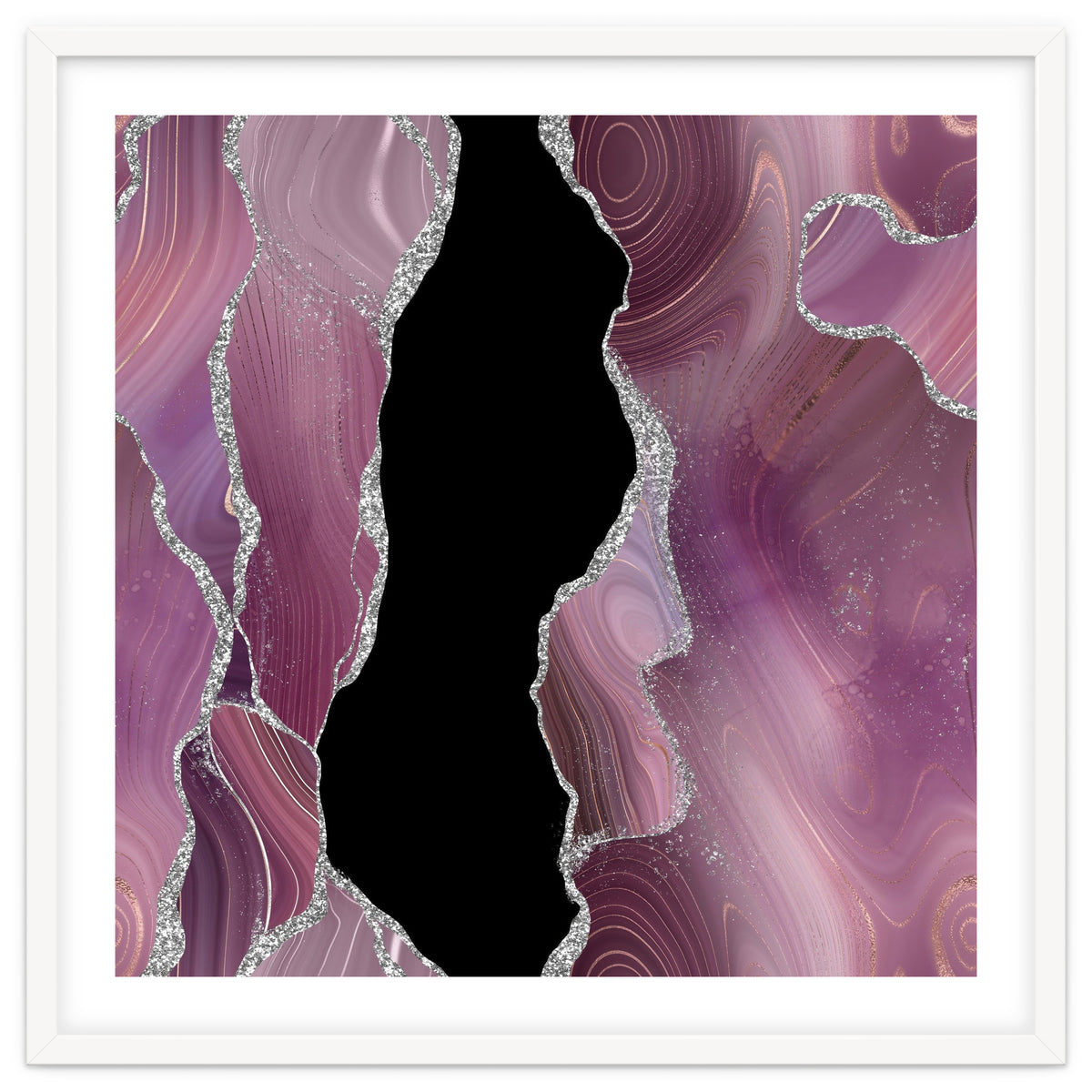 Mauve & Silver Agate Texture 01