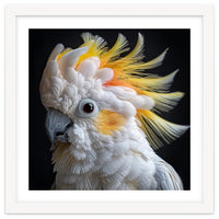 Beautiful Cockatoo Parrot Portrait Headshot