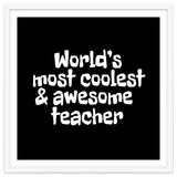 World's most coolest and awesome teacher thumbnail