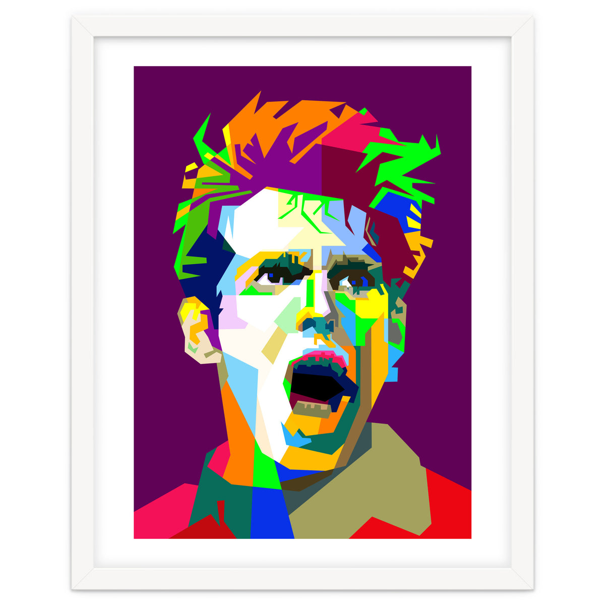 Ricardo Kaka Brazilian Football Pop Art WPAP