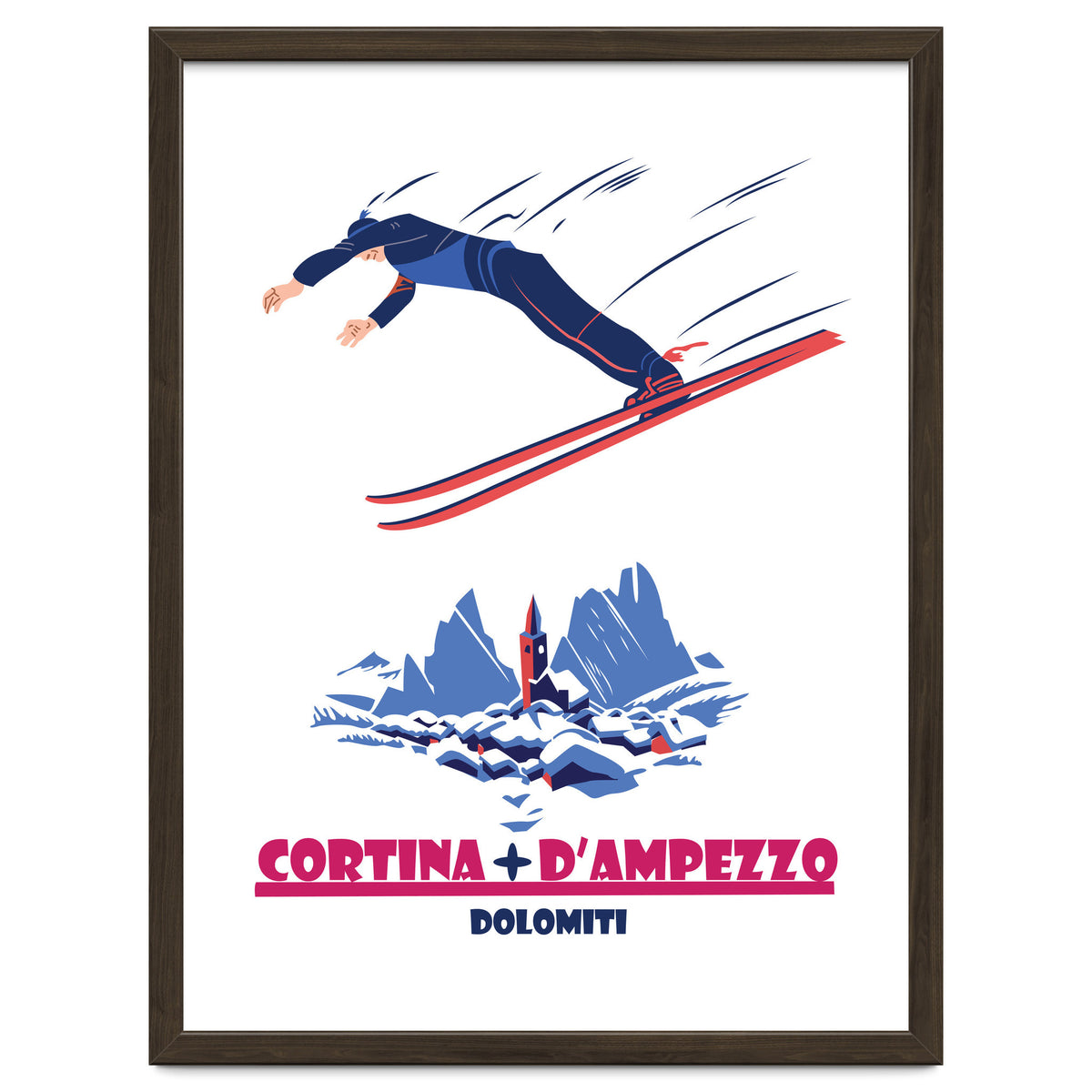 Ski Jump At Cortina Di Ampezzo