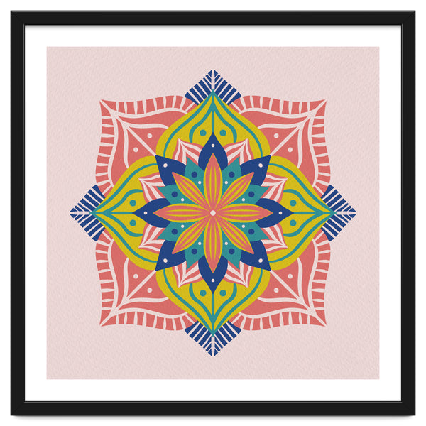 Colorful abstract mandala