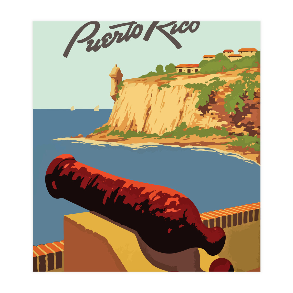 Puerto Rico, Cannon (Print Only)