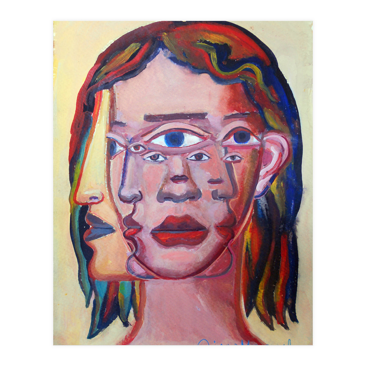 Cabeza De Mujer 8 (Print Only)