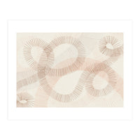 calming essentials Curved Lines  sand (Print Only)