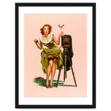 Sexy Pinup Woman On Photo Session thumbnail